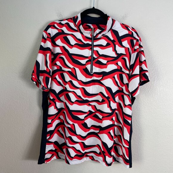 Tail Womens Plus XXL Neve Golf Top UPF 50+ Short Sleeve Activewear Shirt - Picture 8 of 10